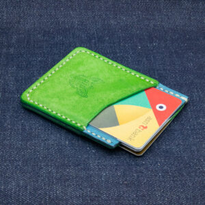 Kaarthouder minimal – 3 vakken staand - Blauw-felgroen