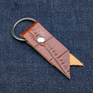 Sleutelhanger Party - Croco donkerrood