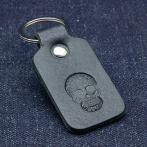 Keyfob Skull - Zwart-zilver